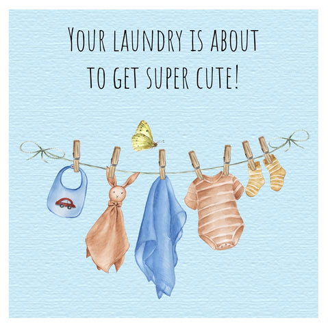 Baby Boy - Cute Laundry