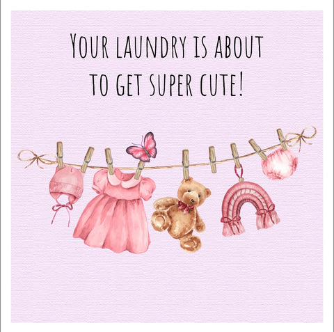 Baby Girl - Cute Laundry
